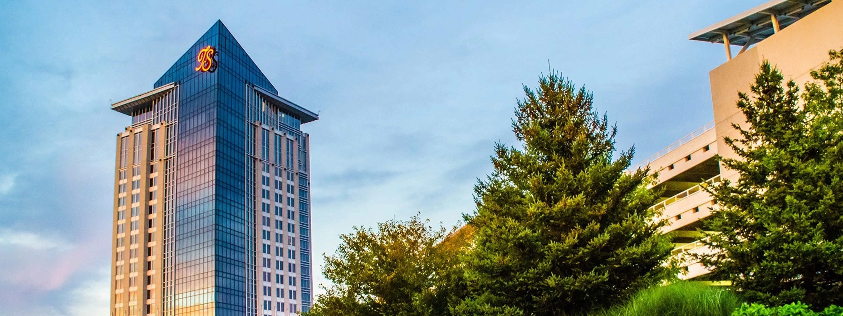 turning stone resort casino exterior shot
