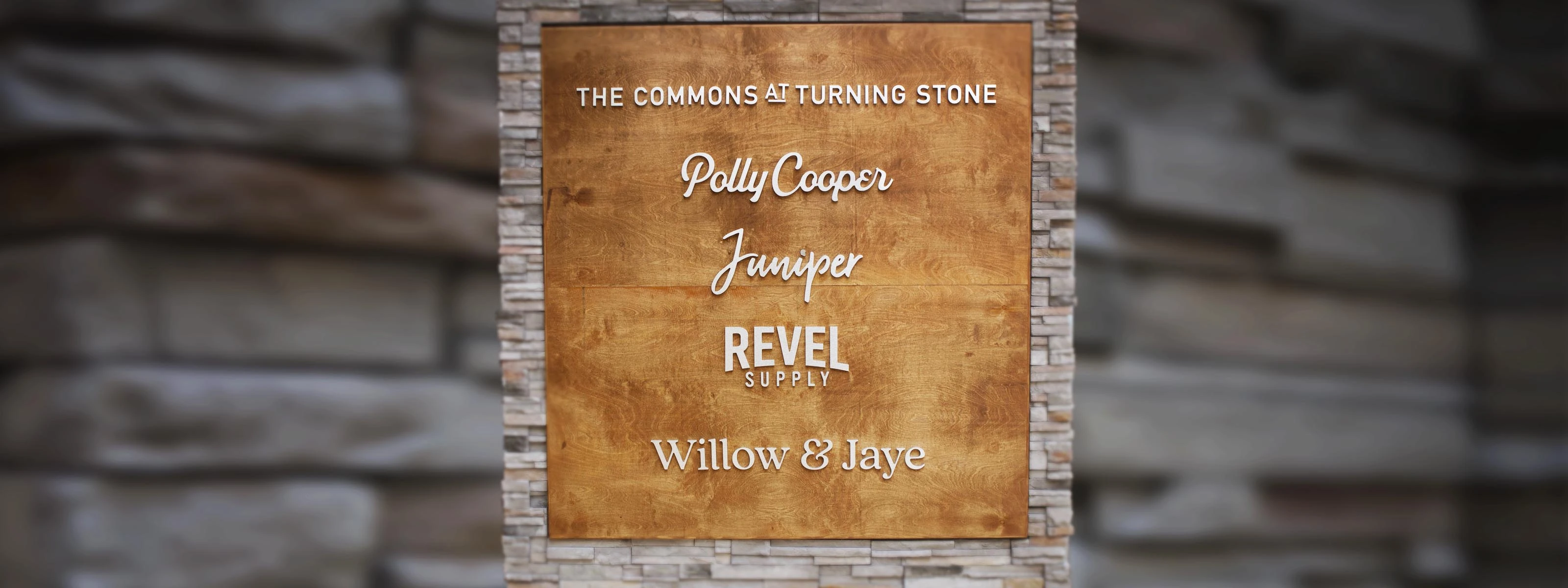 The Commons at Turning Stone and the list of stores available