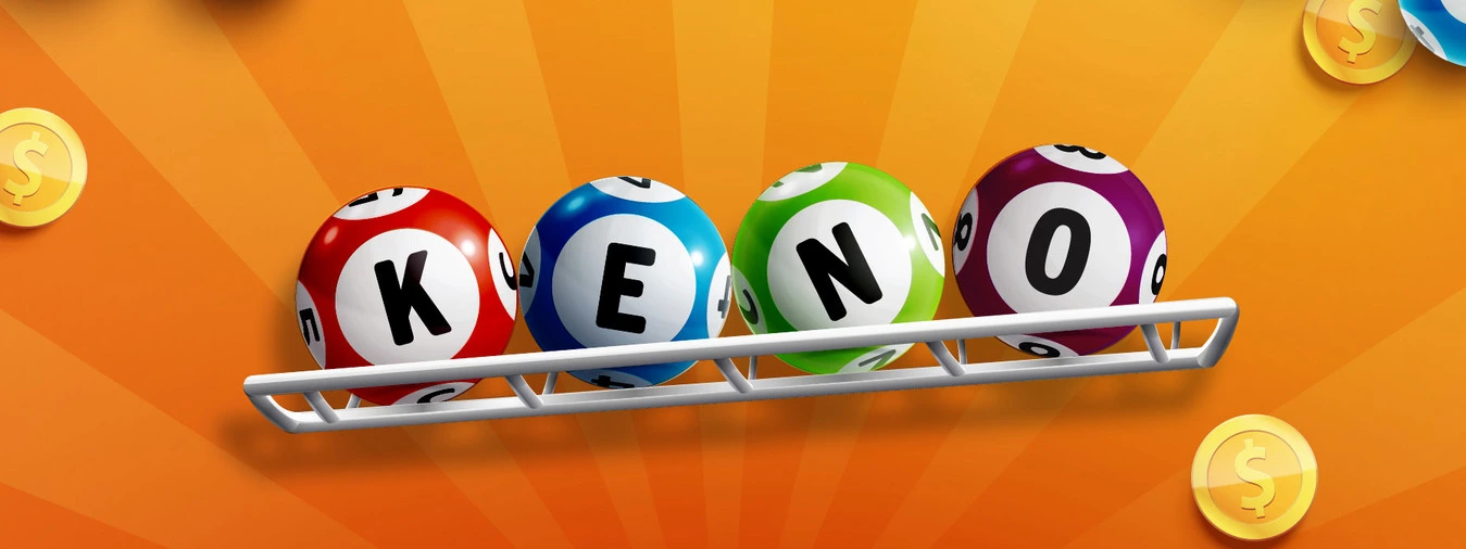 KENO spelled out on Keno balls: K-E-N-O