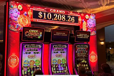 $10,208.26 jackpot win on Coin Combo slot machine